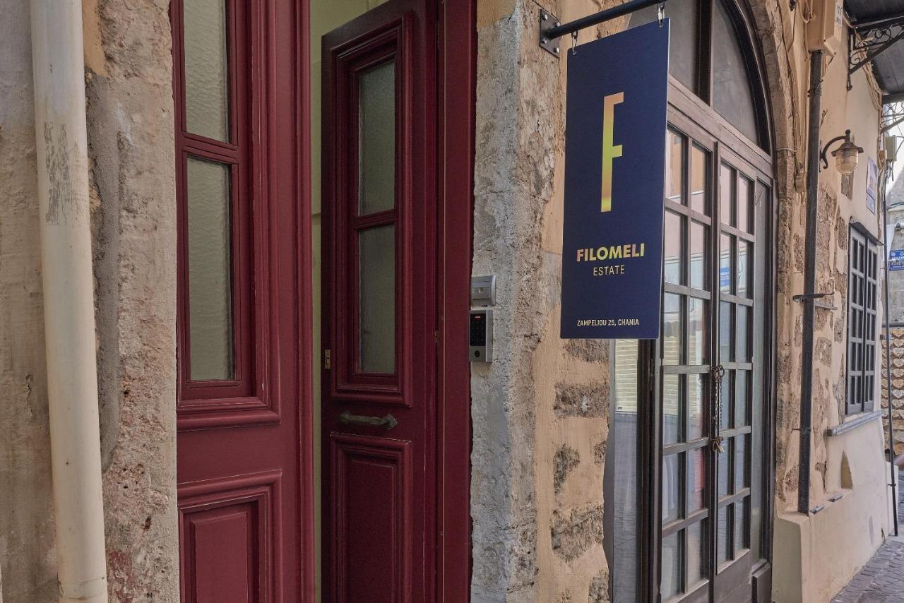 Filomeli Estate Apartman Hriszí Aktí Haniá Kültér fotó